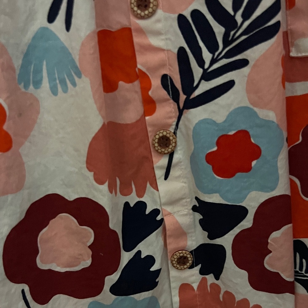 Floral Kids Casual Dress - Picture 5 of 8